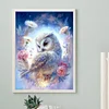 Diamond Painting-DIY Round Drill Owl(Round and Part AB Drill) (35*45CM)