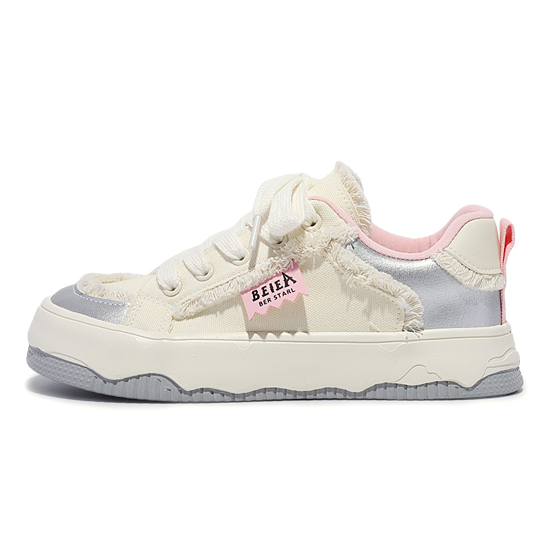 Canvas Shoes Women's Low-Top Beige