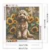 Diamond Painting-DIY Full Round Drill Garden Dog(40*40 CM)