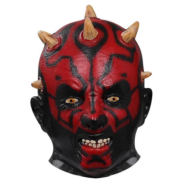 Darth Maul Mask Cosplay Latex Masks Helmet Masquerade Halloween Party Costume Props