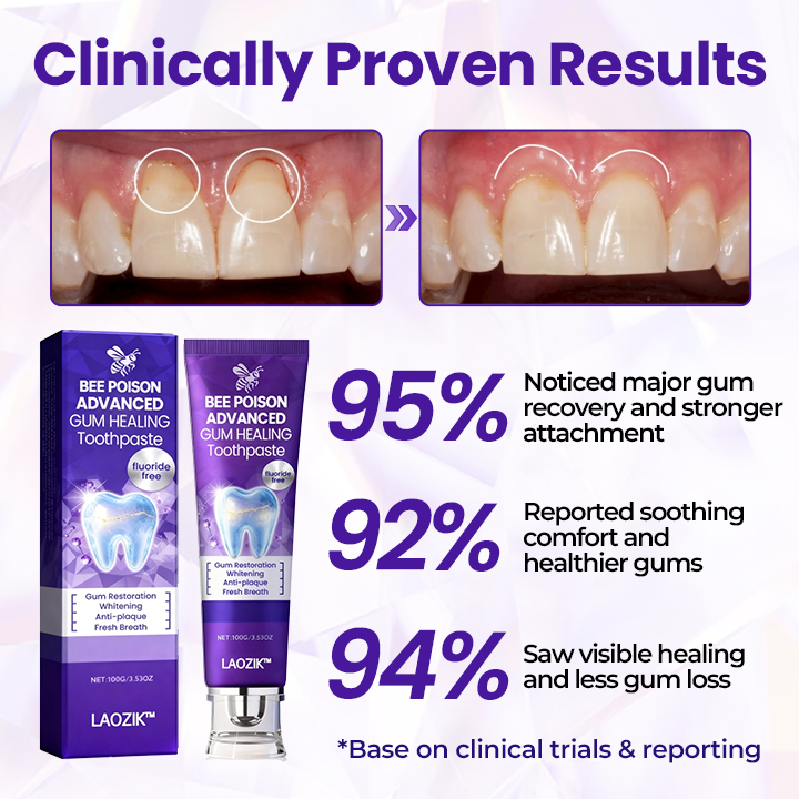 LAOZIK™ Bee Poison Advanced Gum Healing Toothpaste 25 d0feb7dcbec4aebe01d3720f47c252eb