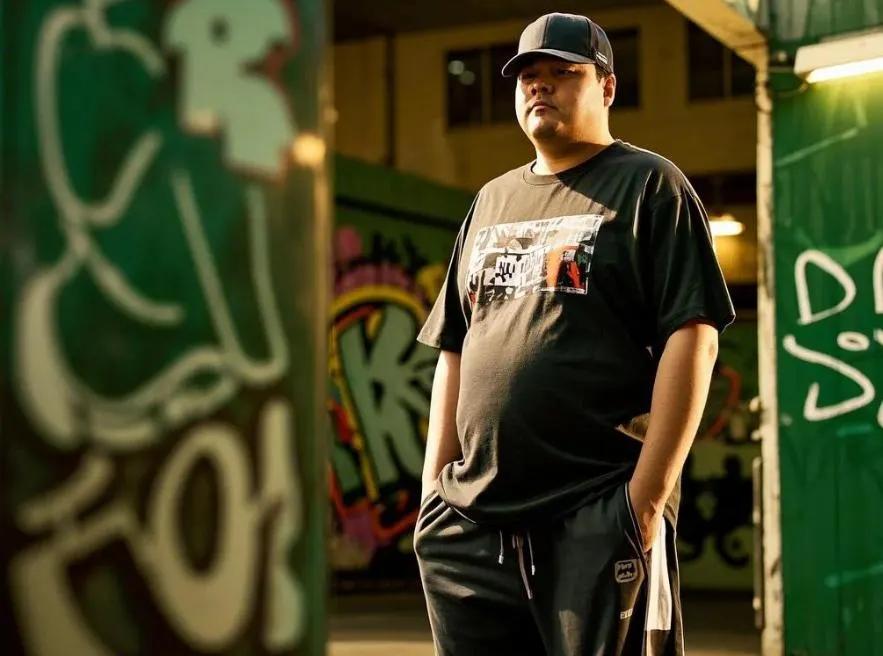 big and tall matching set with street fashion