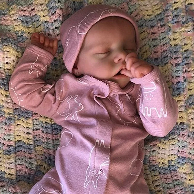  [3-7 Days Delivery]12"&18" Flexible Full Body Silicone Reborn Newborn Girl Baby Doll Jianna - Reborndollsshop®-Reborndollsshop®