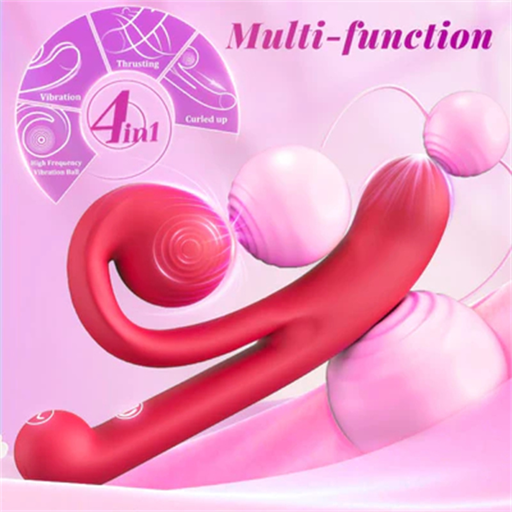 Snail Dual Vibrator Intense Clitoral And G-spot Stimulation Massager