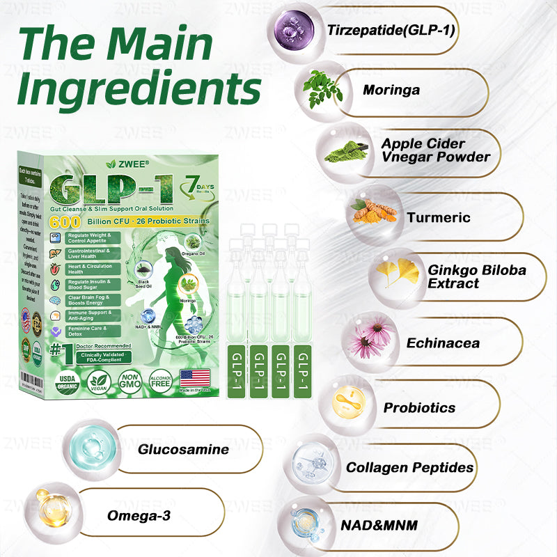 ZWEE® GLP-1 7-Day Gut Cleanse & Slim Support Oral Solution