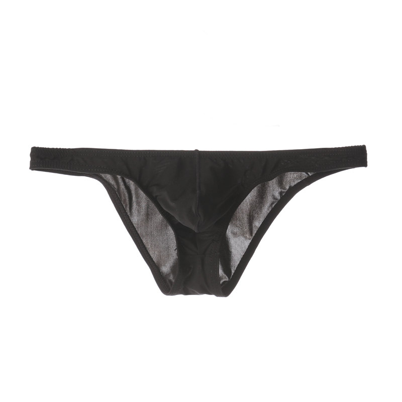 Men's Ice Silk Transparent Low-Waist Ultra-Thin Sexy Briefs