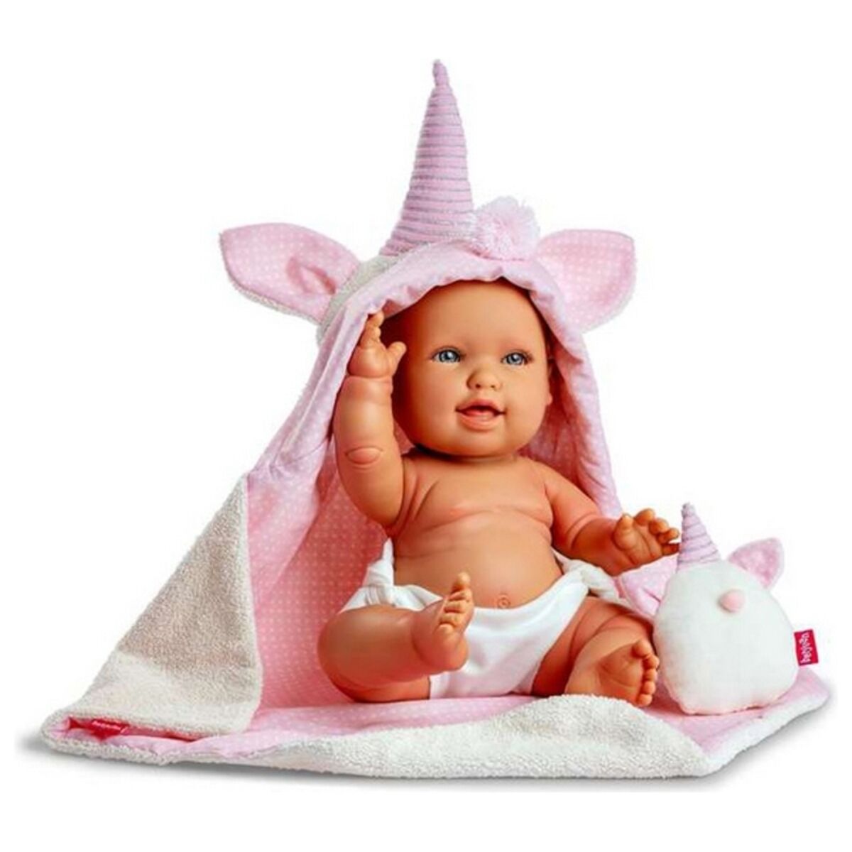 Baby Doll with Accessories Berjuan Unicorn (38 cm)