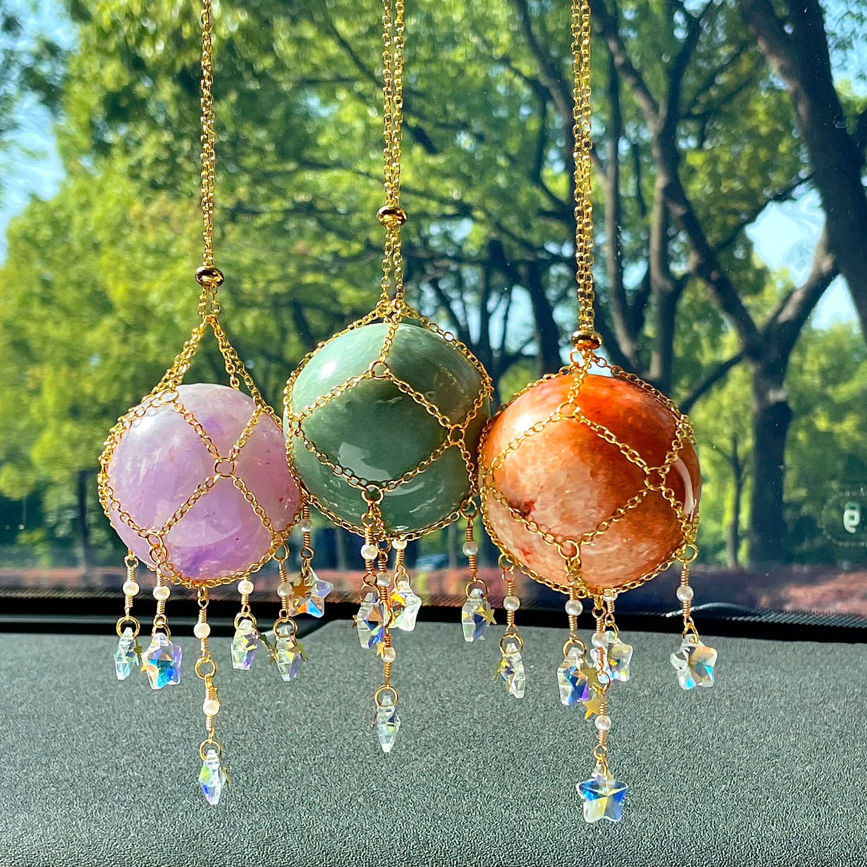 Interchangeable Crystal Sphere Net