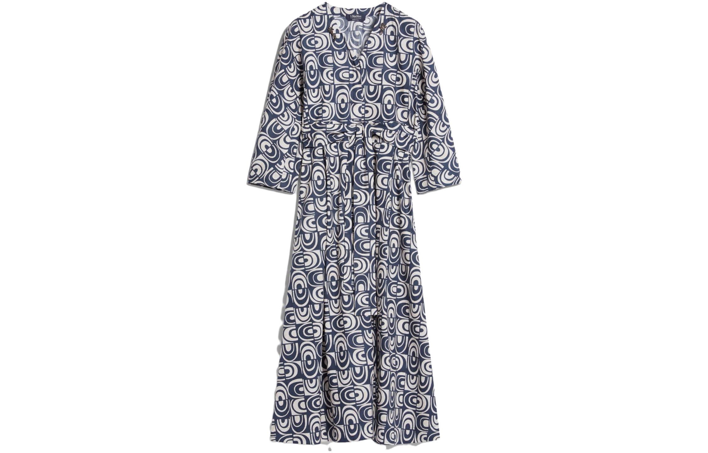 'S MAX MARA Short-Sleeved Dresses Women's Blue