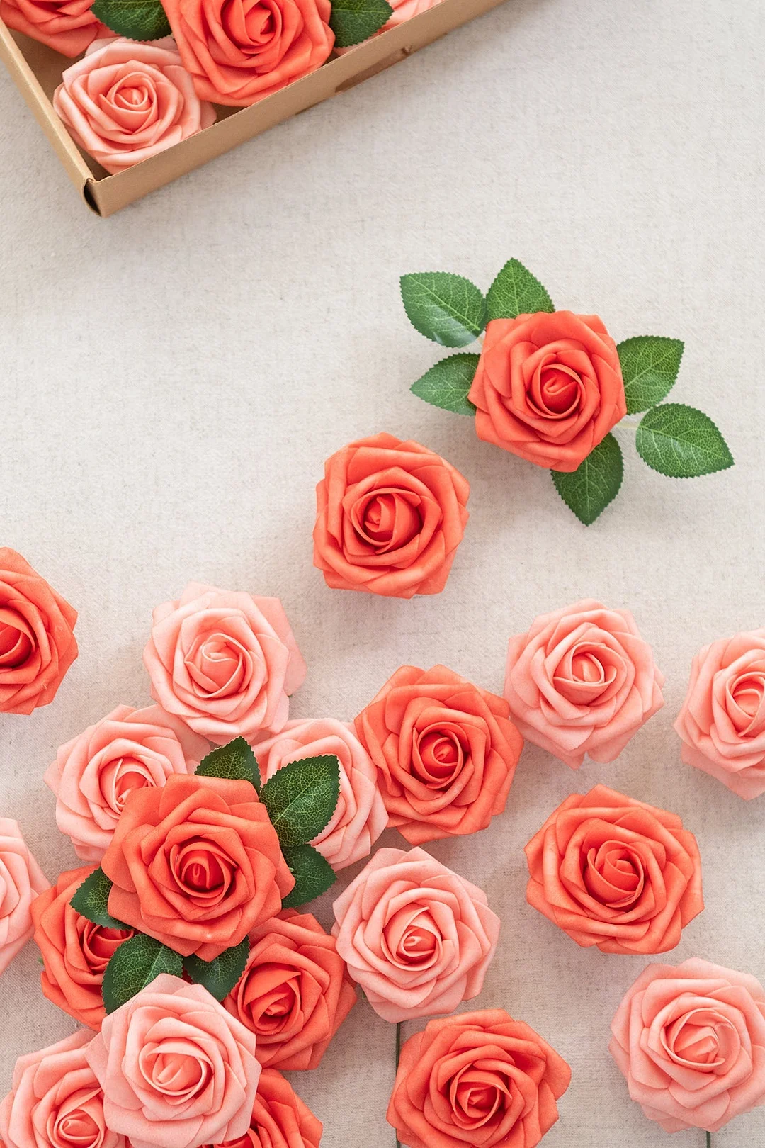 3" Foam Rose with Stem - 56 Colors