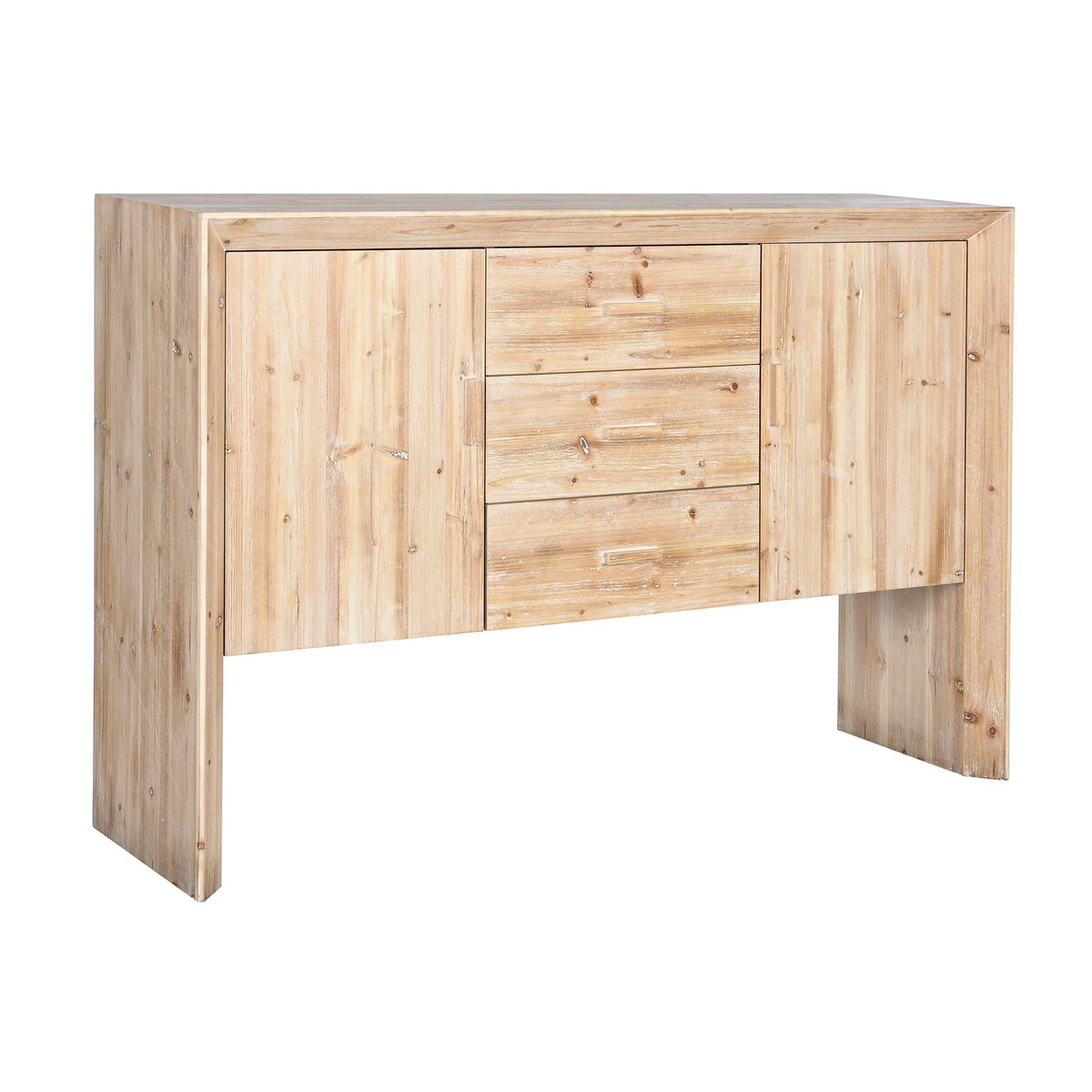 Sideboard Home ESPRIT Natural Fir MDF Wood 150 x 40 x 100 cm