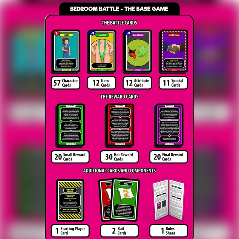 Bedroom Battle Game Sex Cards Game For Couples