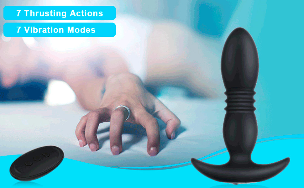 Anal Sex Toys 5.7” Remote Control Automatic Prostate Vibrator 14