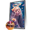 Diamond Painting-DIY Full Round Drill Girl(60*40CM)