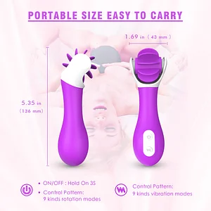 Rotating Licking Clitoris Vibrator G Spot Masturbator Clitoris Stimulation Vibrators