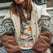 Women Vintage Winter Polar Fleece Jacket / TECHWEAR CLUB / Techwear