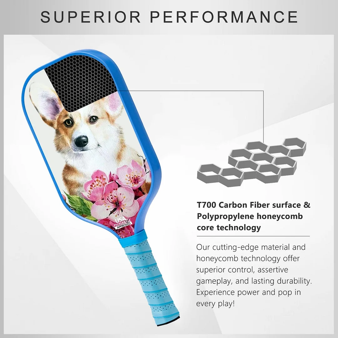 Original Paddle (16mm) T700 Sandblasted Carbon Fiber-Dog Paddle