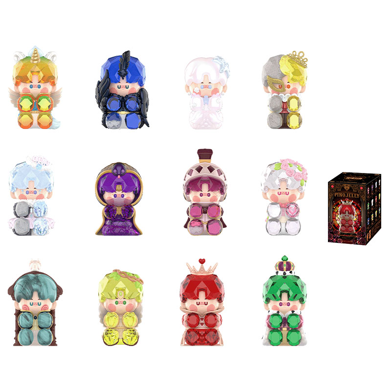 POP MART PINOJELLY Firm & Sparkling Collection Mystery Boxes Single Mystery Box/Full Box 12 Pcs