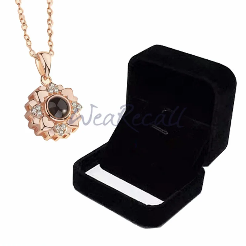 Projector Picture Custom Personalized Photo Bar Necklace  Best Boys Gift wetirmss