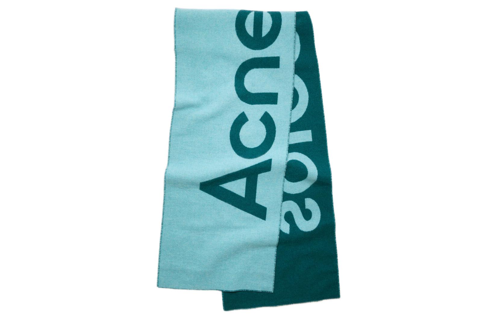 Acne Studios Knit Scarves Women's Blue