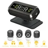 C68 USB+Solar Car Tire Pressure Monitor System with 4 External Sensors