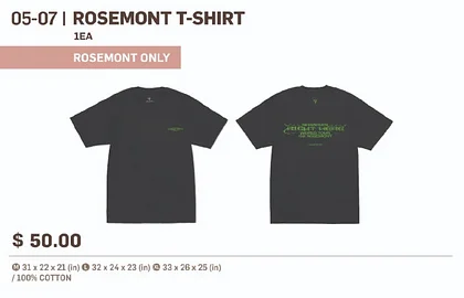 Seventeen T-Shirt | Seventeen Tour T-Shirt