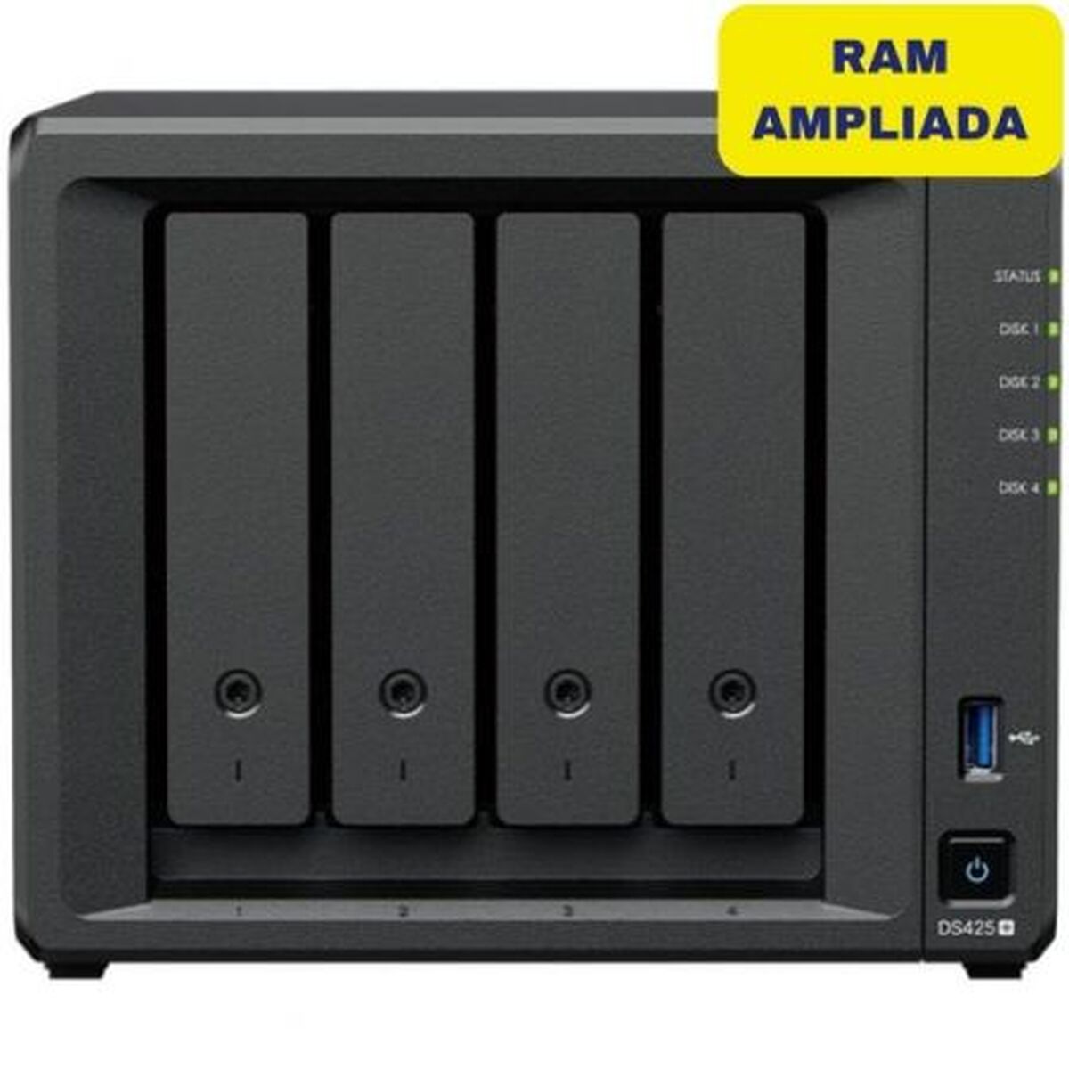 NAS Network Storage Synology DS425+/6G Black