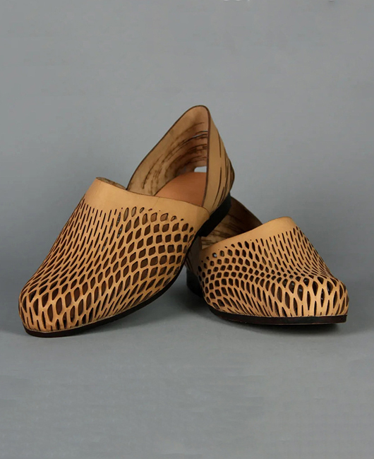 Casual Hollow Out PU Leather Flat Sandals