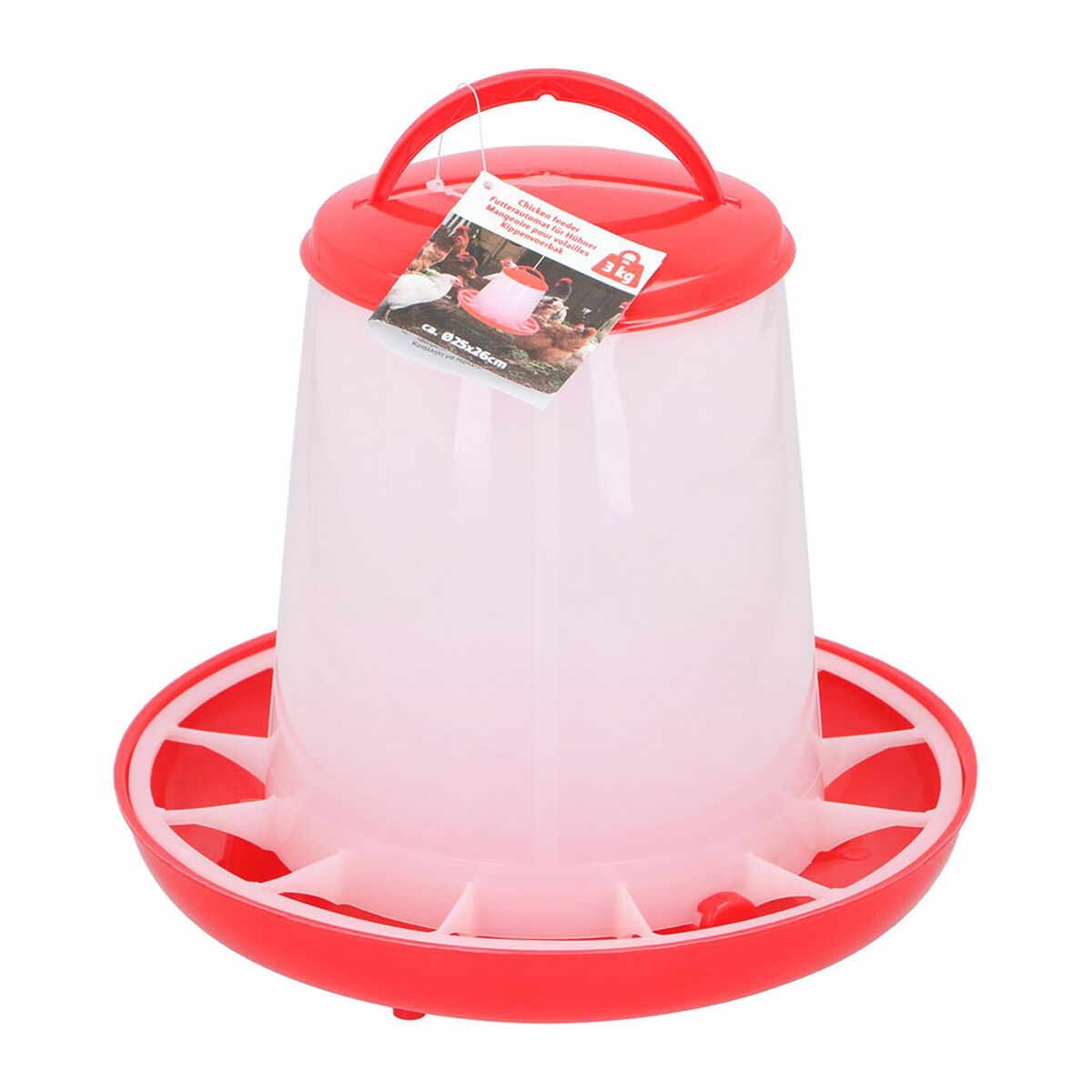 Poultry feeder Lifetime 3 Kg &Oslash; 25 x 26 cm