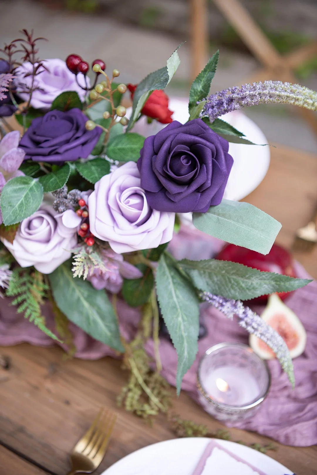 3" Foam Rose with Stem - 56 Colors