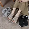 Gioiacombo&trade; Sandali da spiaggia sportivi in ​​velcro moda estiva da donna