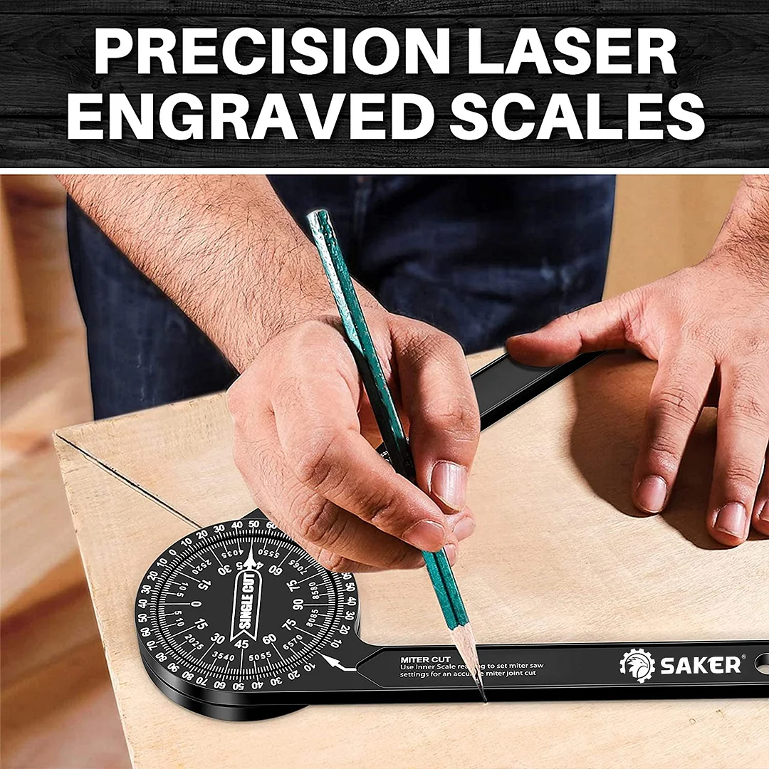 SAKER&reg; Miter Saw Protractor 