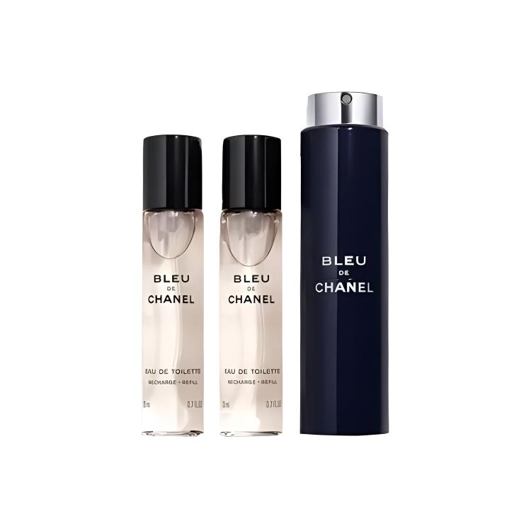 CHANEL Azure Chanel Bleu De Chanel Perfume Sets Wooden Aromatic Scent Eau De Toilette EDT 20ml*3