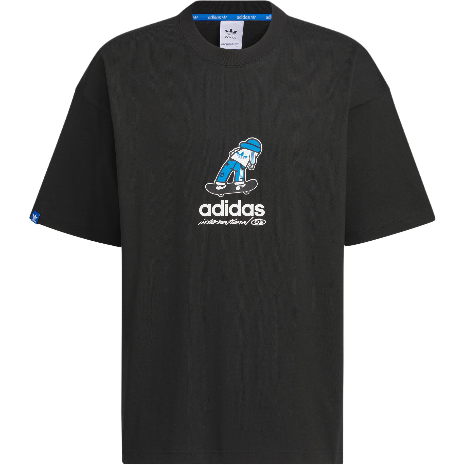 Adidas Originals CITY SKATE T-Shirts Men Black