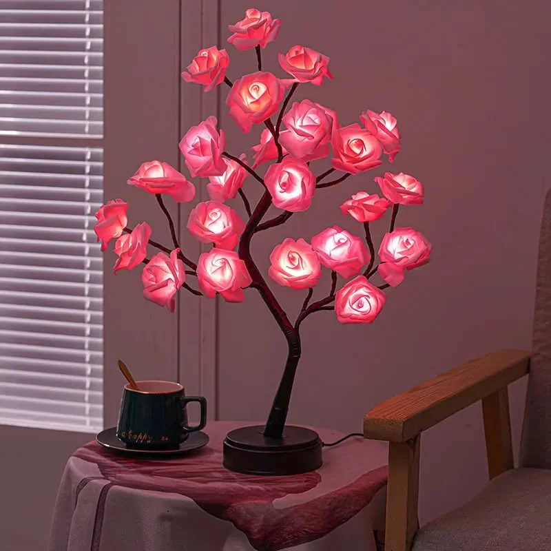 💕Forever Rose Tree Lamp-Buy 2 FreeShipping