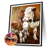 Diamond Painting-DIY Full Round Drill Cow