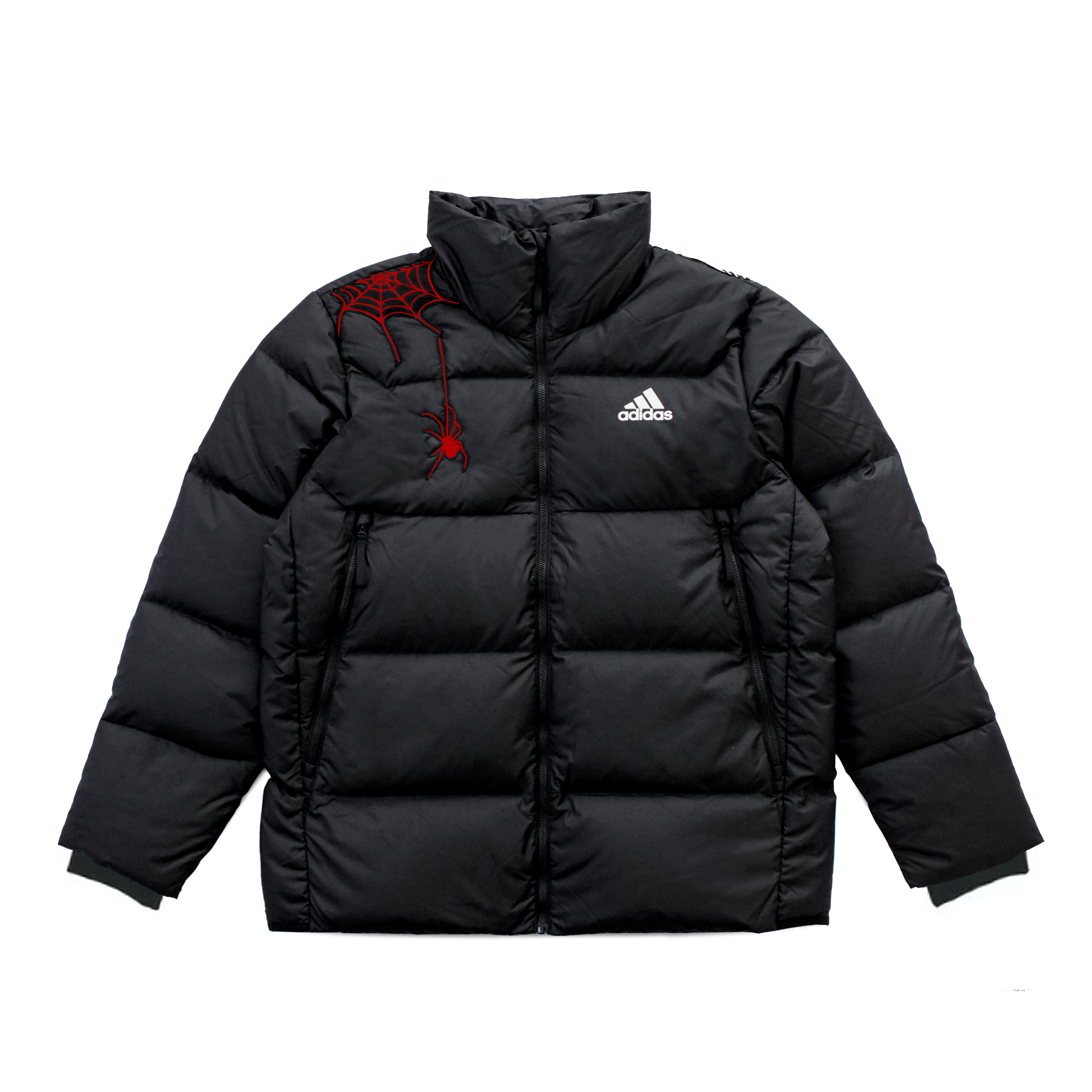 Adidas Down Jackets Men Black Red