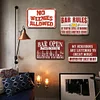 4PCS Beer Warning - Vintage Metal Signs Set - 20*30cm/30*40cm - Warning