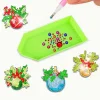 22pcs DIY Diamond Painting Keychain  | Christmas (Single Side)