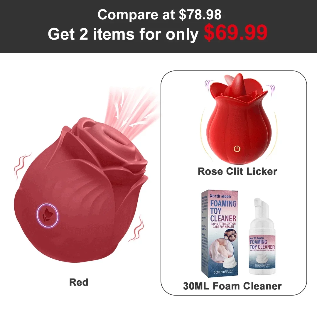 Violet Crown Rose Clitoral Sucker with 10 Sucking Modes