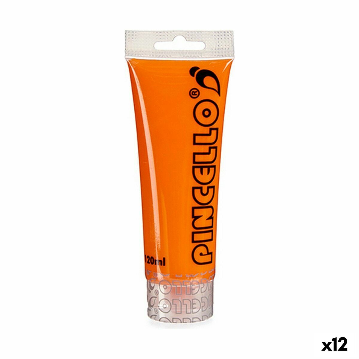 Acrylic paint Pincello Orange 120 ml (12 Units)