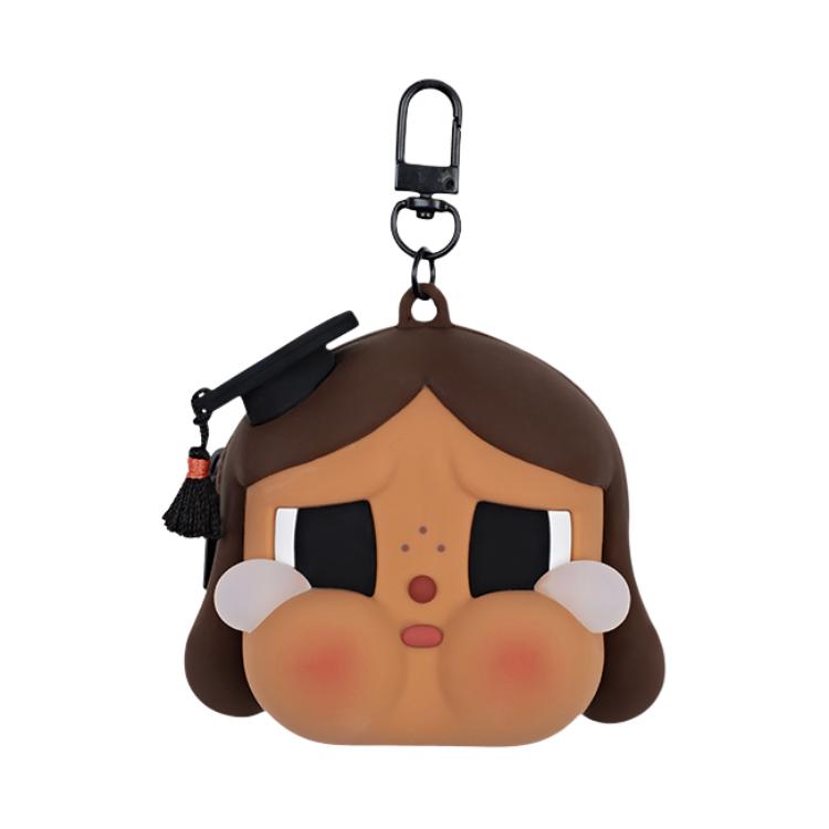 POP MART CRYBABY Silicone Earphone Case Unisex Brown