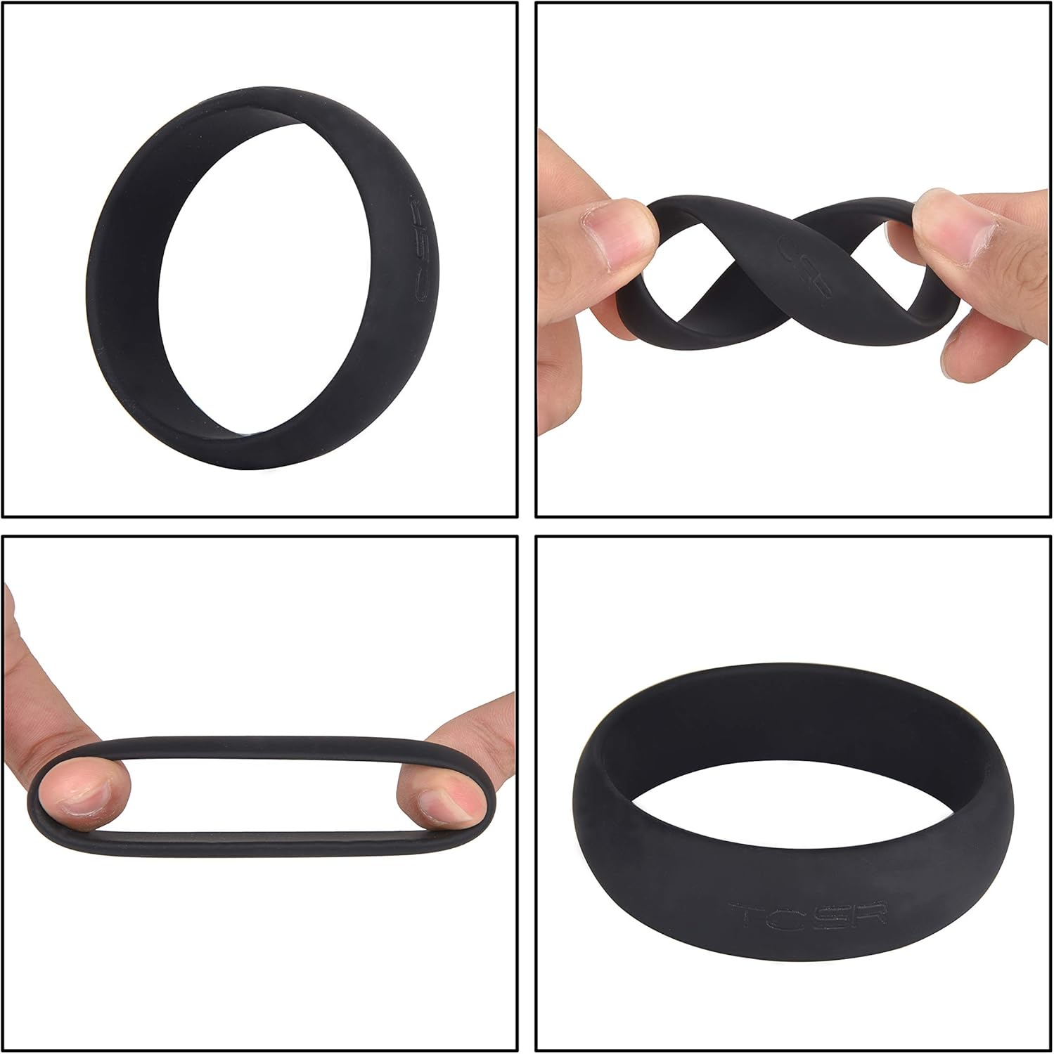 6 Different Size Cock Rings