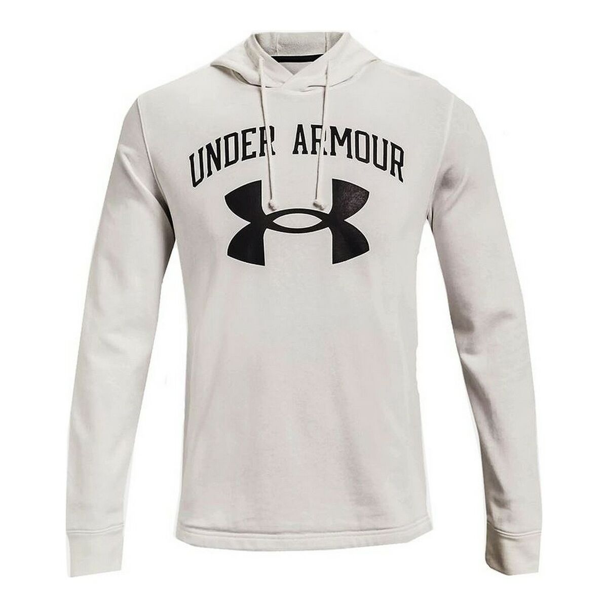 Men&rsquo;s Hoodie Under Armour Rival Fleece Big Logo White