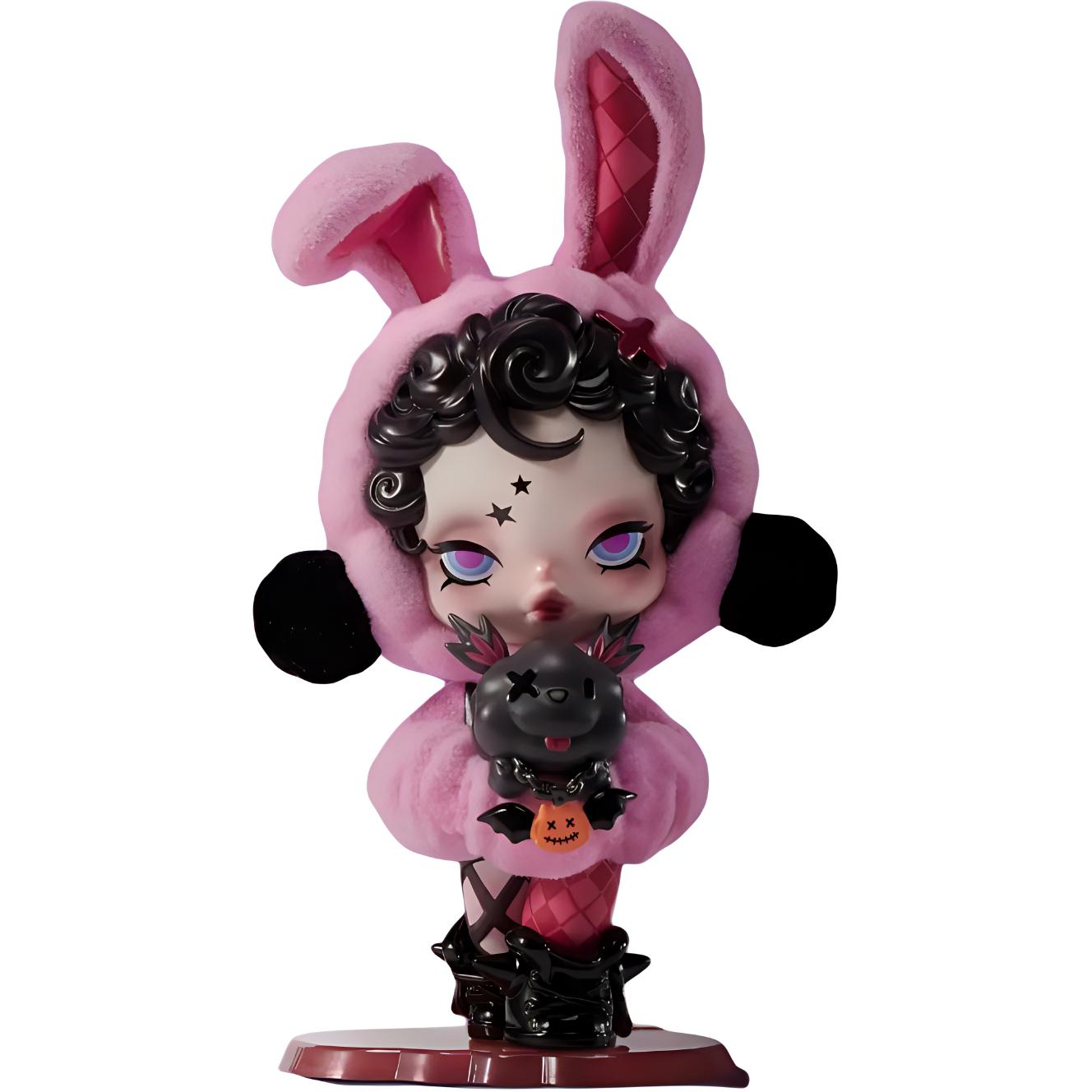 POP MART SKULLPANDA Halloween Visitor Figure Hang Tag Box