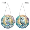 Diamond Painting Owl Pendant for Home Garden