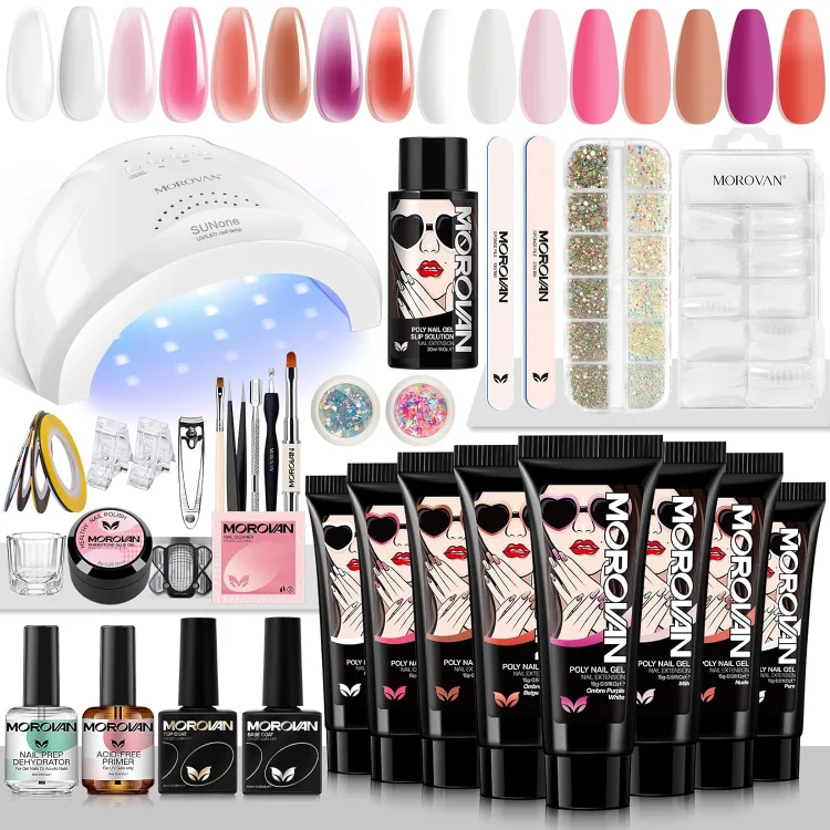 Ultimate Elegant - 8 Colors Poly Gel Professional Kit