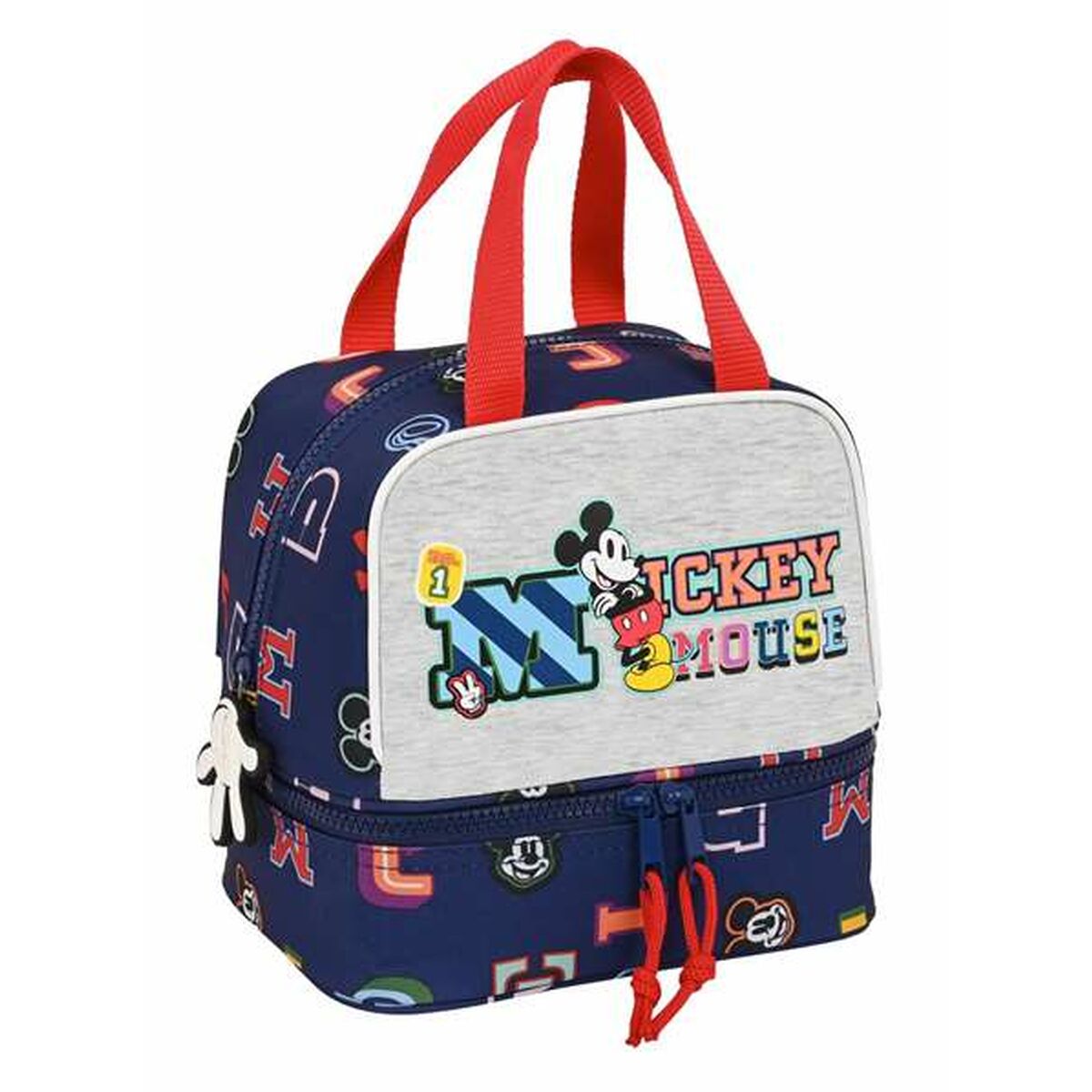 Thermal Lunchbox Mickey Mouse Only one Navy Blue 20 x 20 x 15 cm