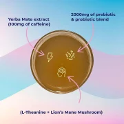 Yerba Magic | Chá instantâneo de erva-mate em pó | Sabor pêssego e manga | 30 porções -Plus