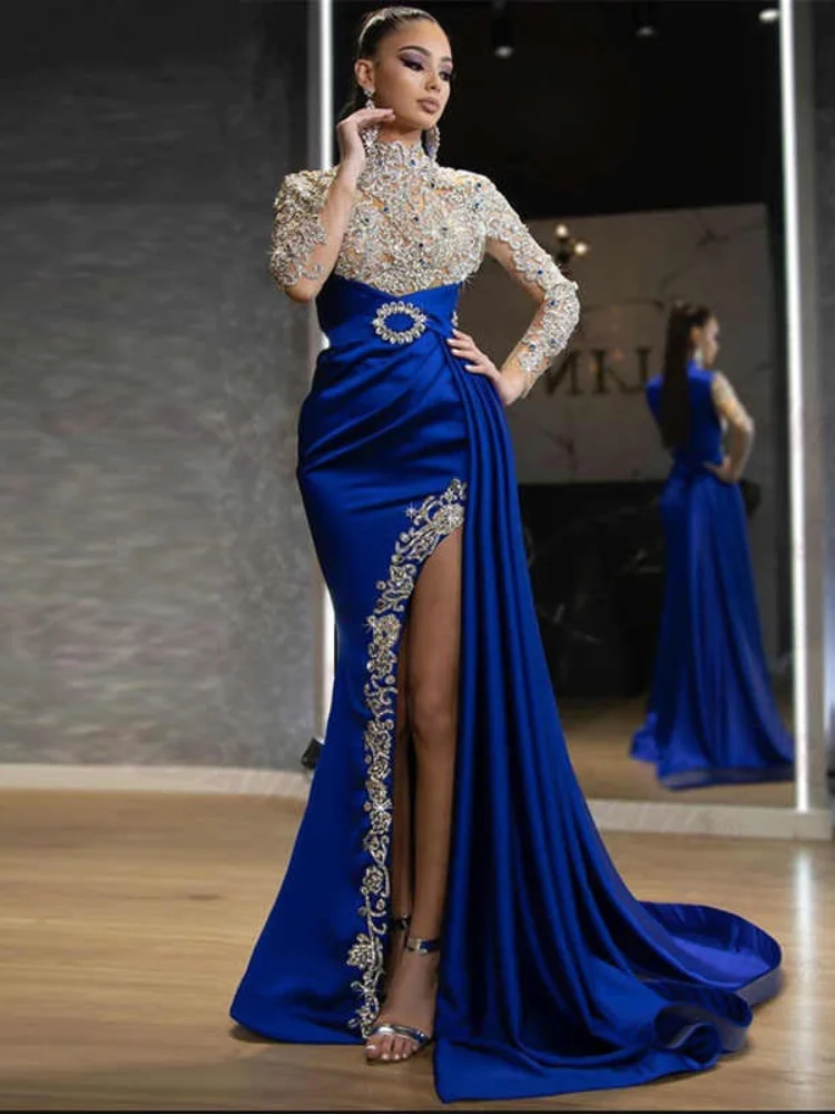 Zingj Party Dresses for Women 2022 Luxury Evening Cocktail Female Sequin Dress Formal Prom Clothing for Quinceanera Ladies